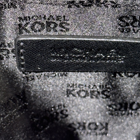 Michael Kors Red and Black Floral Backpack - Picture 4 of 4